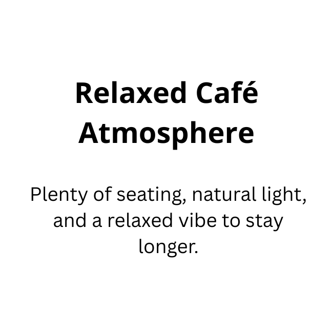 relaxed cafe atnosphere